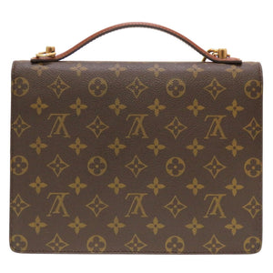 ベタ無し 美品 ルイ ヴィトン モノグラム モンソー M51185 2WAY ハンドバッグ LV 0159 【中古】 LOUIS VUITTON