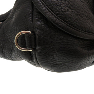 クロムハーツ スナットパック ダガー レザー ブラック ボディバッグ バッグ 黒 0162 【中古】 CHROME HEARTS メンズ