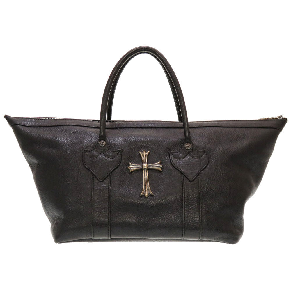 クロムハーツ モニカ MONICA BAG CHクロス ヘビーレザー ブラック ハンドバッグ 黒 0163 【中古】 CHROME HEARTS