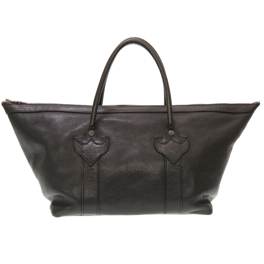 クロムハーツ モニカ MONICA BAG CHクロス ヘビーレザー ブラック ハンドバッグ 黒 0163 【中古】 CHROME HEARTS