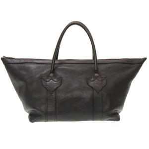 クロムハーツ モニカ MONICA BAG CHクロス ヘビーレザー ブラック ハンドバッグ 黒 0163 【中古】 CHROME HEARTS