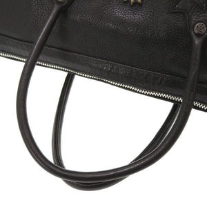 クロムハーツ モニカ MONICA BAG CHクロス ヘビーレザー ブラック ハンドバッグ 黒 0163 【中古】 CHROME HEARTS