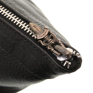 クロムハーツ モニカ MONICA BAG CHクロス ヘビーレザー ブラック ハンドバッグ 黒 0163 【中古】 CHROME HEARTS