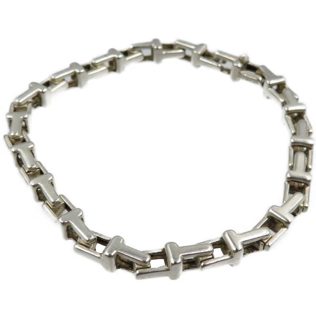 ティファニー Tナロー チェーン シルバー925 ブレスレット 0181【中古】TIFFANY&Co.