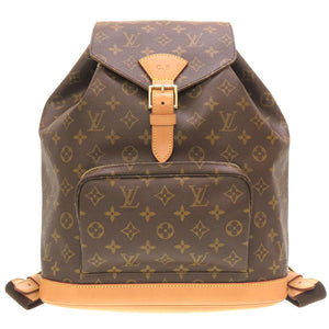 美品 ルイ ヴィトン モノグラム モンスリGM M51135 リュックサック バッグ LV 0186 【中古】 LOUIS VUITTON