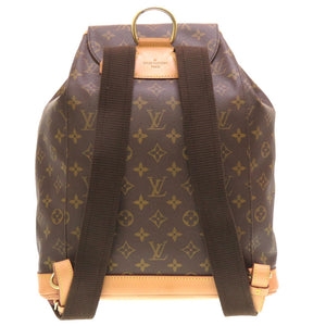 美品 ルイ ヴィトン モノグラム モンスリGM M51135 リュックサック バッグ LV 0186 【中古】 LOUIS VUITTON