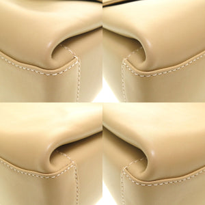 美品 グッチ バンブー レザー ベージュ 000 23 0116 ハンドバッグ バッグ 0188 【中古】 GUCCI