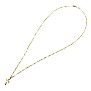 美品クロムハーツ CHクロス ベビーファット ダイヤ 22K ネックチェーン 20inch ネックレス イエローゴールド/純正ダイヤモンド ジュエリー 0001【中古】CHROME HEARTS アクセサリー