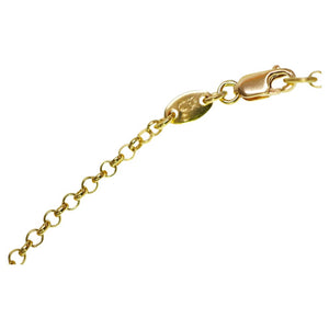 美品クロムハーツ CHクロス ベビーファット ダイヤ 22K ネックチェーン 20inch ネックレス イエローゴールド/純正ダイヤモンド ジュエリー 0001【中古】CHROME HEARTS アクセサリー