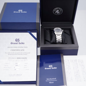 新品同様 セイコー グランドセイコー エボリューション9コレクション 白樺 ヘリテージコレクション ハイビート36000 9SA5-00C0 / SLGH005 自動巻き 腕時計 ステンレススチール シルバー 0003【中古】SEIKO メンズ