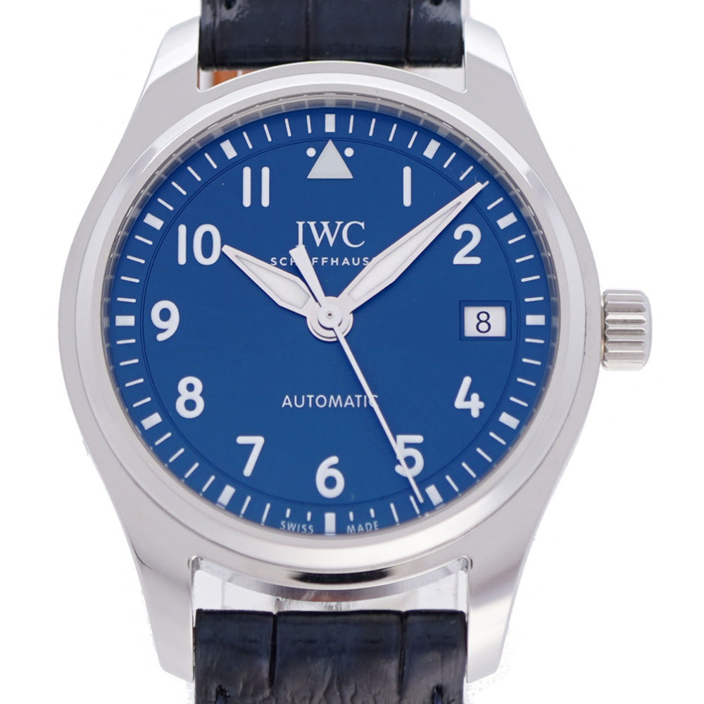 新品同様 インターナショナルウォッチカンパニー
 自動巻き パイロットウォッチ IW324008 腕時計
 ステンレススチール ネイビー 0005
【中古】IWC メンズ
