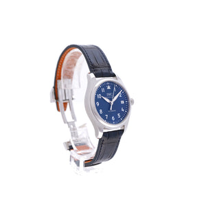 新品同様 インターナショナルウォッチカンパニー
 自動巻き パイロットウォッチ IW324008 腕時計
 ステンレススチール ネイビー 0005
【中古】IWC メンズ