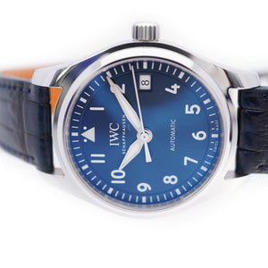 新品同様 インターナショナルウォッチカンパニー
 自動巻き パイロットウォッチ IW324008 腕時計
 ステンレススチール ネイビー 0005
【中古】IWC メンズ