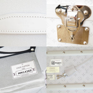 未使用 ルイ ヴィトン クリエ ロジーヌ タイガラマ モノグラム エクリプス M30633 トランク バッグ 白 LV 0011 【中古】 LOUIS VUITTON