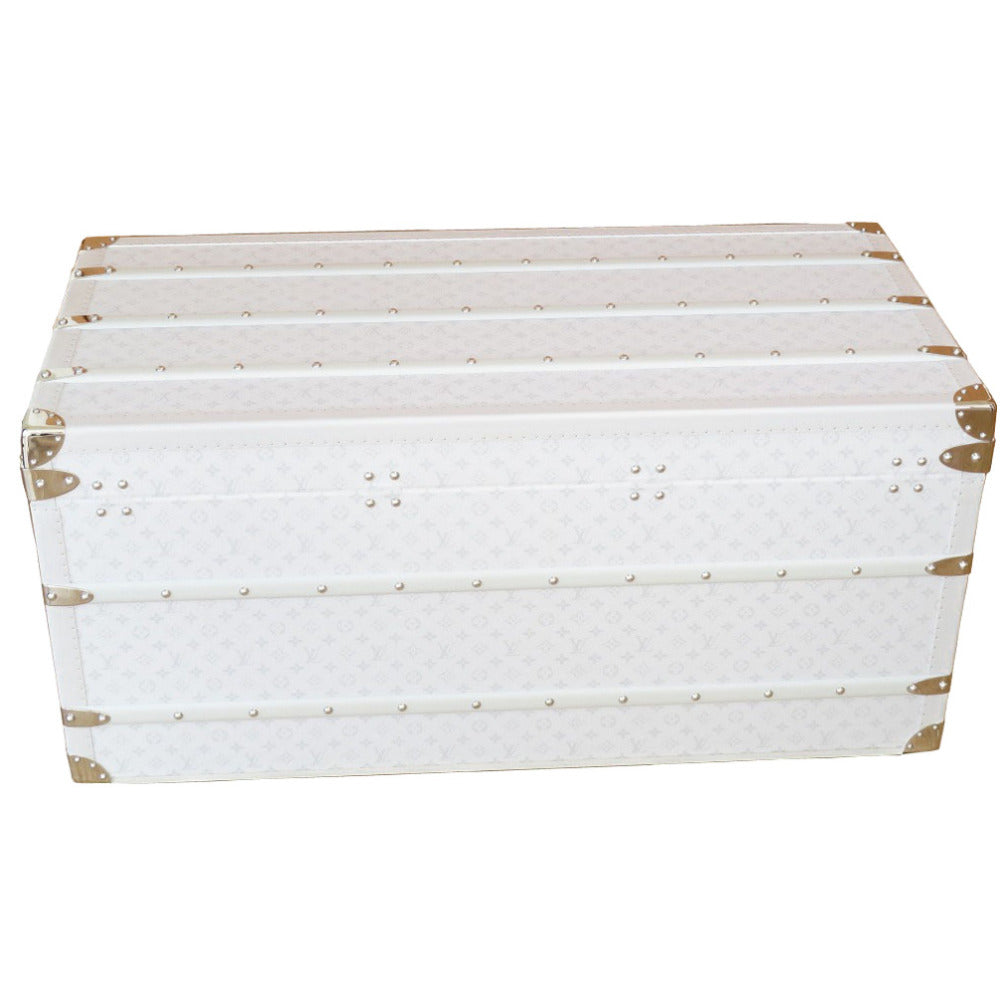 未使用 ルイ ヴィトン クリエ ロジーヌ タイガラマ モノグラム エクリプス M30633 トランク バッグ 白 LV 0011 【中古】 LOUIS VUITTON