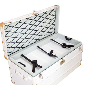 未使用 ルイ ヴィトン クリエ ロジーヌ タイガラマ モノグラム エクリプス M30633 トランク バッグ 白 LV 0011 【中古】 LOUIS VUITTON