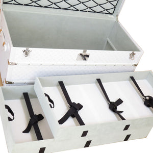 未使用 ルイ ヴィトン クリエ ロジーヌ タイガラマ モノグラム エクリプス M30633 トランク バッグ 白 LV 0011 【中古】 LOUIS VUITTON