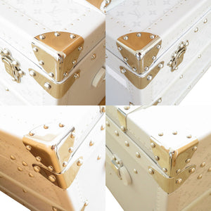 未使用 ルイ ヴィトン クリエ ロジーヌ タイガラマ モノグラム エクリプス M30633 トランク バッグ 白 LV 0011 【中古】 LOUIS VUITTON