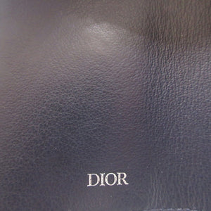 新品同様 ディオール CDロゴ レザー ネイビー 紺 6連 キーケース 0014【中古】Dior