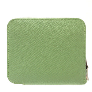 美品 エルメス アザップコンパクト シルクイン Y刻印(2019年製) ヴォーエプソン ヴェールクリケット コインケース 0018【中古】HERMES