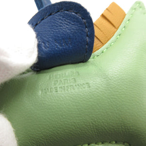 新品同様 エルメス ロデオチャームPM U刻印(2022年製) アニューミロ ヴェールクリケット ブルーマルテ セサミ バッグチャーム キーホルダー 0023【中古】HERMES