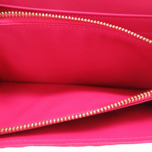 未使用 ルイ ヴィトン モノグラム ヴェルニ ポルトフォイユ サラ ローズポップ M93633 長財布 財布 LV 0029 【中古】 LOUIS VUITTON