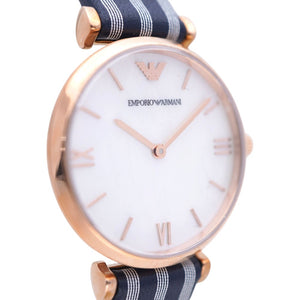 エンポリオ アルマーニ クオーツ AR-11224 腕時計  シェル 0034【中古】Emporio Armani レディース
