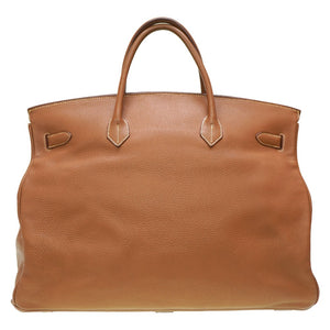 エルメス バーキン50 トゴ ゴールド シルバー金具 □L刻印 ハンドバッグ 0038【中古】HERMES