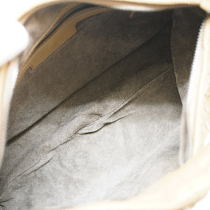 美品 ボッテガヴェネタ ホーボー イントレチャート ワンショルダーバッグ ブラウン 0043【中古】BOTTEGAVENETA