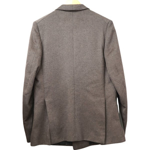 新品同様 ブリオーニ カシミヤ シルク ウール ダブルジャケット サイズ50 レザーポケット 0047【中古】Brioni メンズ