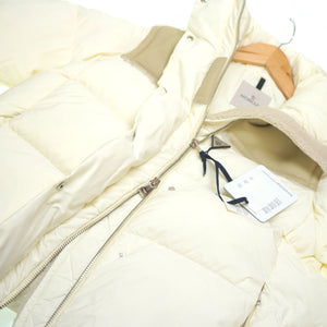 新品同様 モンクレール JOTTY ダウンジャケット ナイロン ホワイト サイズ1 白 0048【中古】MONCLER レディース