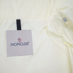 新品同様 モンクレール JOTTY ダウンジャケット ナイロン ホワイト サイズ1 白 0048【中古】MONCLER レディース