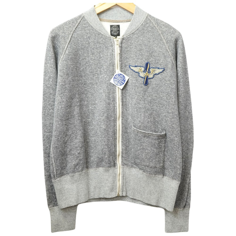 新品同様 トイズマッコイ ジップアップ スウェット TMC0011 スウェット サイズ40 グレー 0049【中古】TOYS McCOY'S メンズ