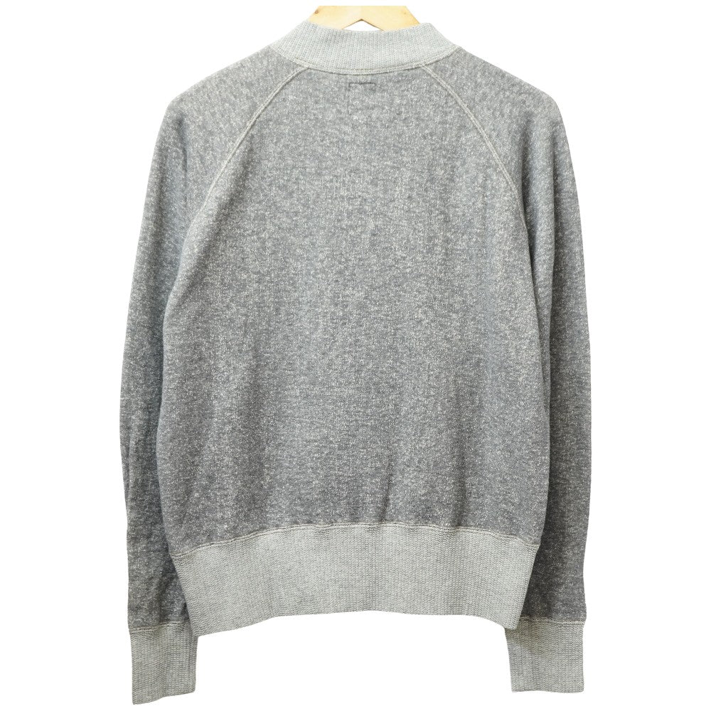 新品同様 トイズマッコイ ジップアップ スウェット TMC0011 スウェット サイズ40 グレー 0049【中古】TOYS McCOY'S メンズ
