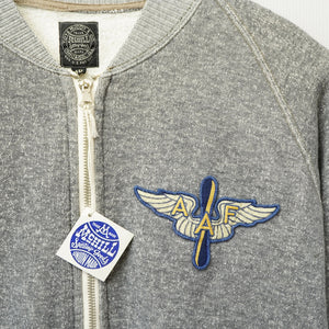 新品同様 トイズマッコイ ジップアップ スウェット TMC0011 スウェット サイズ40 グレー 0049【中古】TOYS McCOY'S メンズ