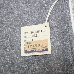 新品同様 トイズマッコイ ジップアップ スウェット TMC0011 スウェット サイズ40 グレー 0049【中古】TOYS McCOY'S メンズ