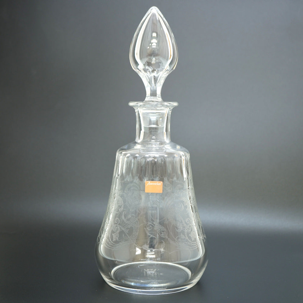 美品 バカラ デキャンタ デカンタ オブジェ ガラス クリスタル 0050【中古】Baccarat