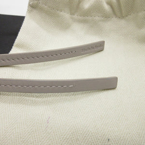 新品同様 ロエベ ラビット モチーフ うさぎ フェルト レザー グレー チャーム キーホルダー 0053【中古】LOEWE