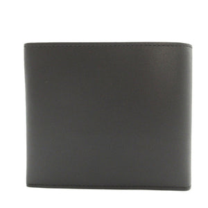 新品同様 マルベリー レザー ブラック 黒 2つ折り財布 財布 札入れ 0057【中古】Mulberry