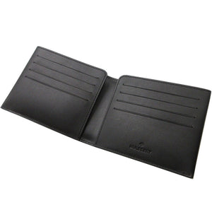 新品同様 マルベリー レザー ブラック 黒 2つ折り財布 財布 札入れ 0057【中古】Mulberry