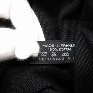 美品 エルメス ボラボラ PM シュバル キャンバス ホワイト 白 ブラック 黒 トートバッグ 0058【中古】HERMES