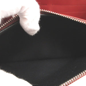 新品同様 ジルサンダー タングル レザー レッド 赤 ショルダー ウォレット バッグ 0059【中古】JIL SANDER