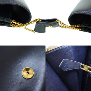 美品 エルメス
 リディ ショルダーバッグ ショルダーバッグ
 ボックスカーフ ネイビー 〇S刻印 0061
【中古】HERMES レディース