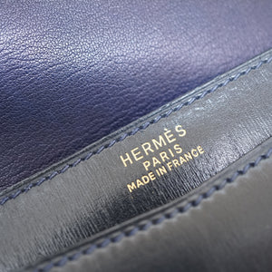 美品 エルメス
 リディ ショルダーバッグ ショルダーバッグ
 ボックスカーフ ネイビー 〇S刻印 0061
【中古】HERMES レディース