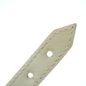 新品同様 ルイヴィトン LV アイコニック ブレスレット M8088F レザー/メタル ライトピンク LV アクセサリー 0063【中古】LOUIS VUITTON