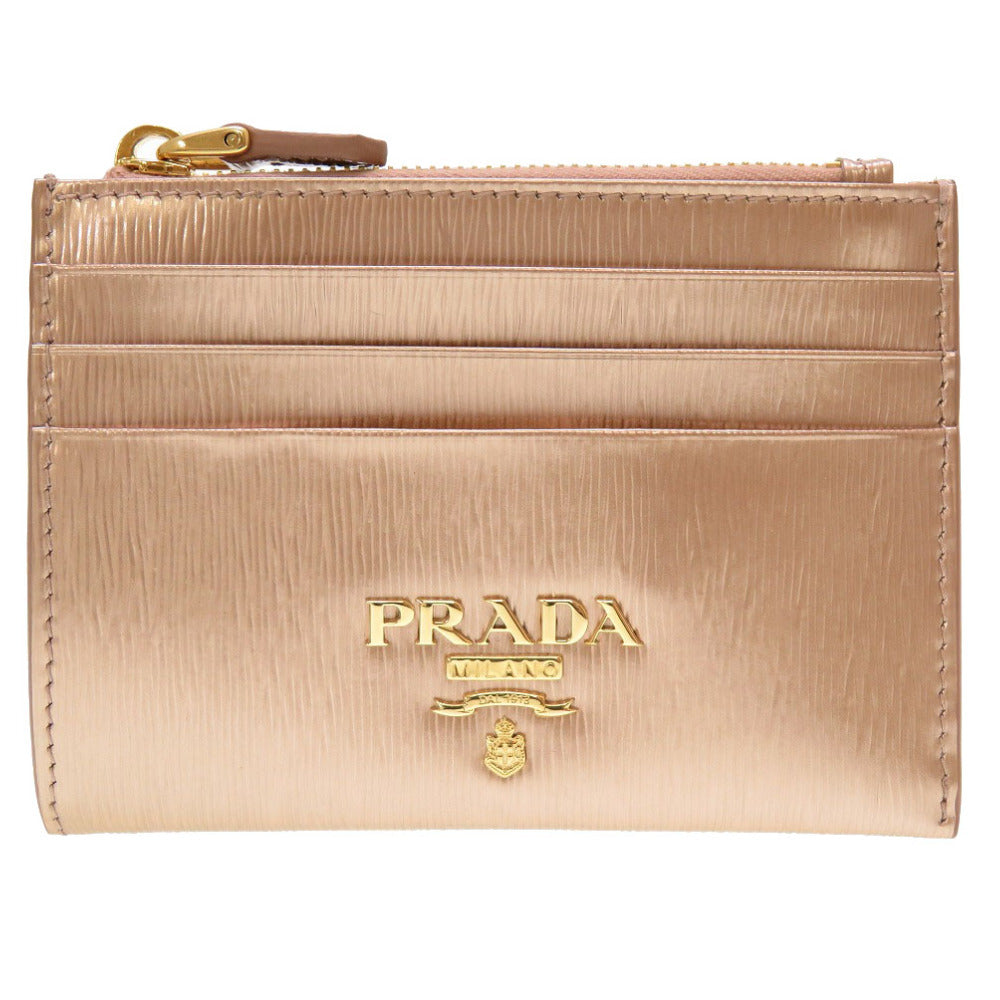 未使用 プラダ サフィアーノ ピンク 1MC026 コインケース 小銭入れ 財布 0067 【中古】 PRADA
