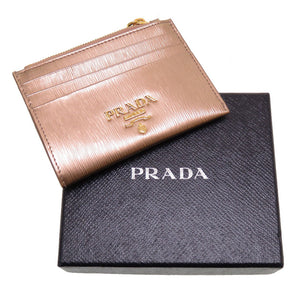 未使用 プラダ サフィアーノ ピンク 1MC026 コインケース 小銭入れ 財布 0067 【中古】 PRADA