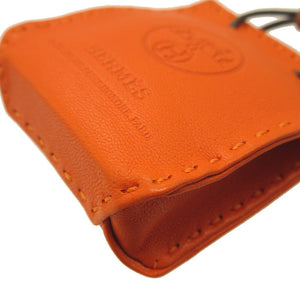 新品同様 エルメス サックオランジュ アニューミロ オレンジ  バッグチャーム 0083 【中古】 HERMES