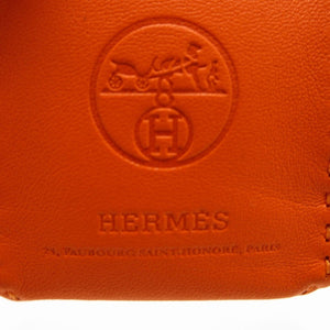 新品同様 エルメス サックオランジュ アニューミロ オレンジ  バッグチャーム 0083 【中古】 HERMES