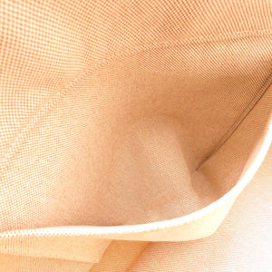 美品 エルメス スティープル トート ラージ キャンバス ベージュ トートバッグ バッグ 0084 【中古】 HERMES